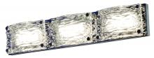 AFX Lighting, Inc. GLCV220524L30D1PC - Glacier 3 Light LED Vanity