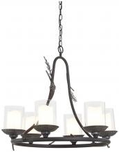 Minka-Lavery 2756-694 - 6 LIGHT OUTDOOR CHANDELIER