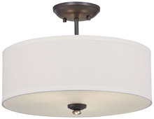 Minka-Lavery 3286-589 - 3 LIGHT SEMI FLUSH MOUNT