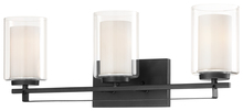 Minka-Lavery 6103-66 - 24" 3-Light Parsons Studio Bath Bar - Coal