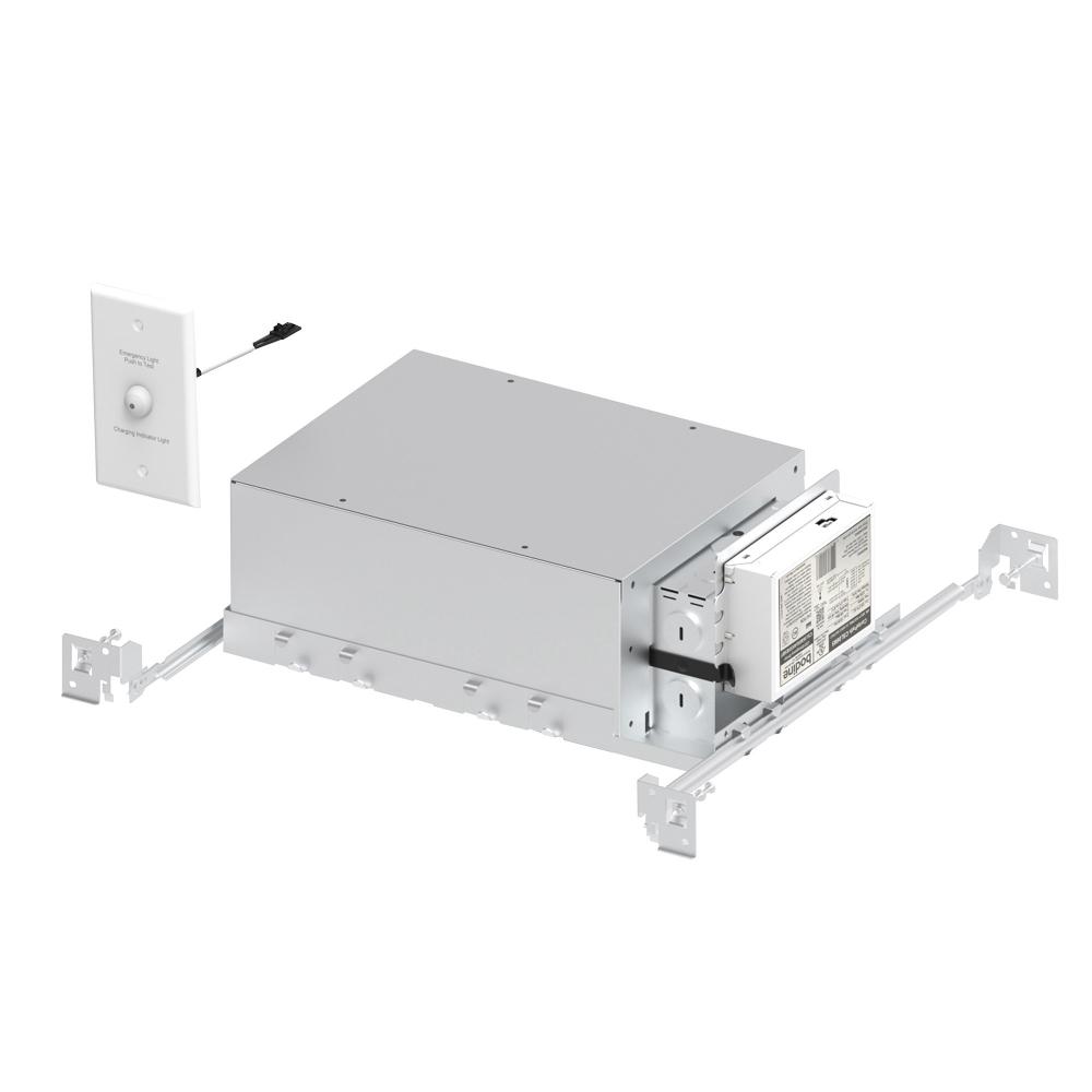 4" Iolite LED Dedicated Chicago Plenum New Construction Housing w/ EM Driver, 12W, 120V-277V