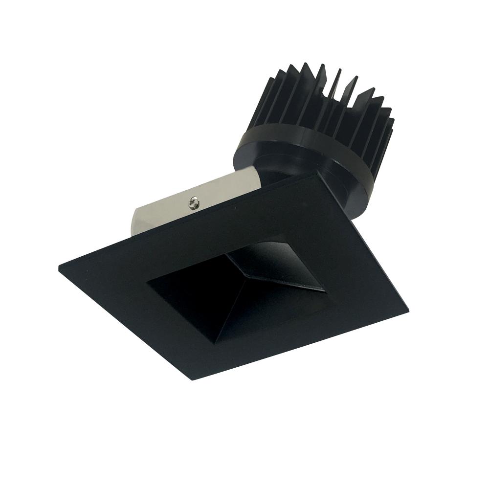 4" Iolite LED Square Wall Wash, 1500lm/2000lm (varies by housing), Comfort Dim, Black Reflector