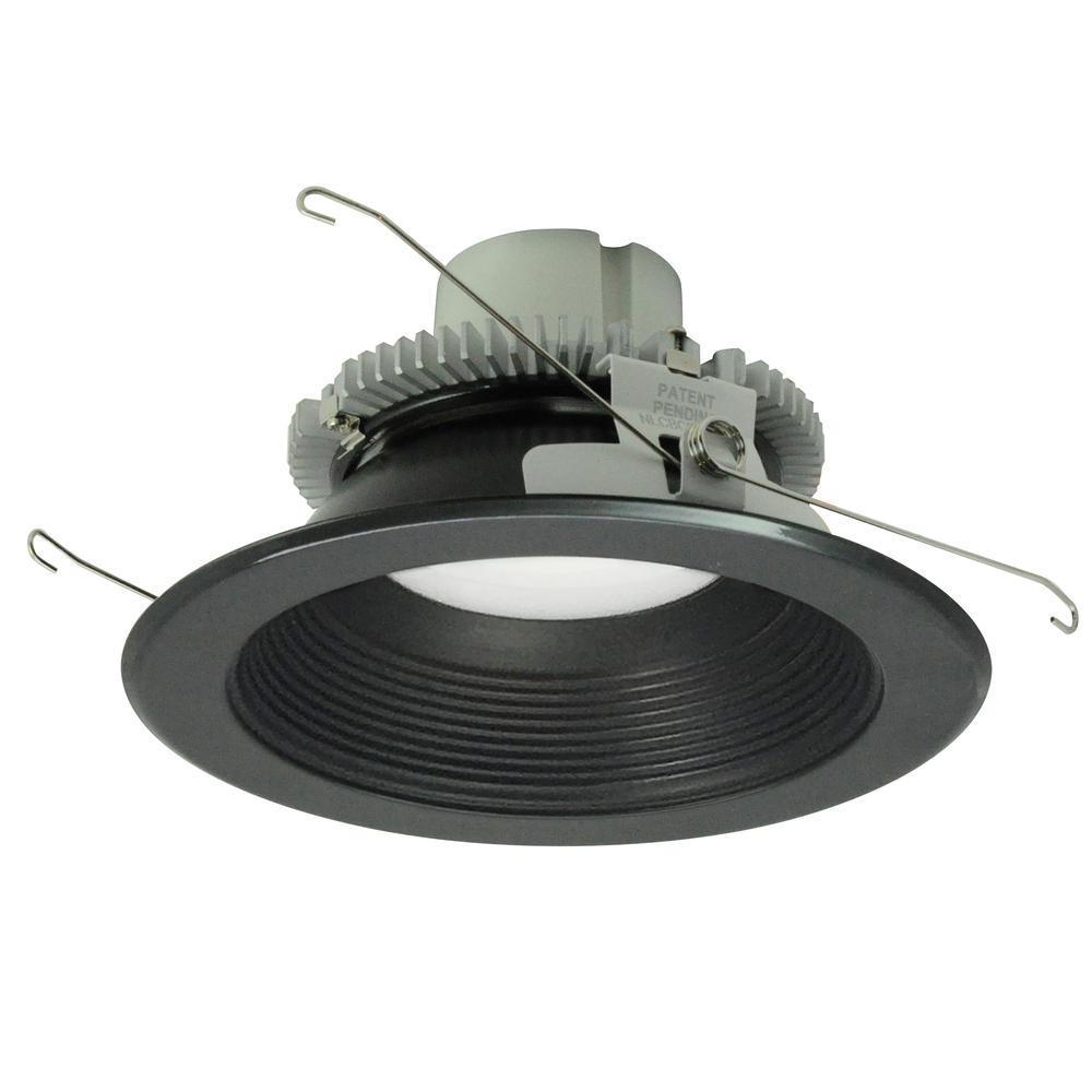 6" Cobalt Click Round Retrofit Baffle, 1000lm / 12W, 2700K, Black Baffle / Black Flange