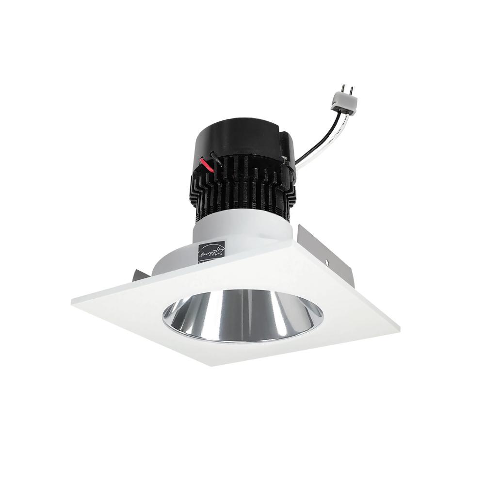 4" Pearl Low Voltage LED Square Retrofit Reflector with Round Aperture, 700lm / 11W, Comfort