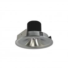 Nora NIO-4RNB27QNN - 4" Iolite LED Round Bullnose, 10-Degree Optic, 950lm / 12W, 2700K, Natural Metal Finish