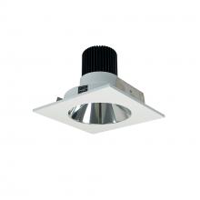 Nora NIO-4SNDC35QCMPW - 4" Iolite LED Square Reflector with Round Aperture, 10-Degree Optic, 850lm / 12W, 3500K,