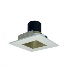 Nora NIO-4SNDSQ27QCHMPW - 4" Iolite LED Square Reflector with Square Aperture, 10-Degree Optic, 850lm / 12W, 2700K,