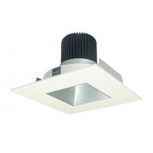 Nora NIO-4SNDSQ27QHW - 4" Iolite LED Square Reflector with Square Aperture, 10-Degree Optic, 850lm / 12W, 2700K, Haze