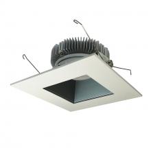 Nora NLCB2-65620CDPW - 6" Cobalt Dedicated High Lumen Square/Square, 2000lm, Comfort Dim, Pewter Reflector / White