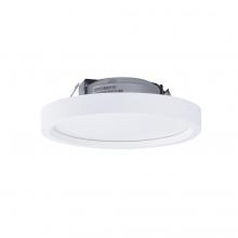 Nora NLOS-R42L27WW - 4" SURF Regressed Edge-Lit Surface Mounted LED, Round Baffle, 650lm, 11W, 2700K, 90+ CRI, 120V