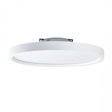 Nora NLOS-R72L27WW - 7" SURF Regressed Edge-Lit Surface Mounted LED, Round Baffle, 1000lm, 14W, 2700K, 90+ CRI, 120V