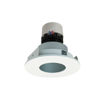 Nora NPR-4RPH30XHZMPW - 4" Pearl LED Round Pinhole Retrofit, 1000lm / 12W, 3000K, Haze Pinhole / Matte Powder White