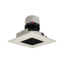 Nora NPR-4SNDSQ30XBW - 4" Pearl LED Square Retrofit Reflector with Square Aperture, 1000lm / 12W, 3000K, Black