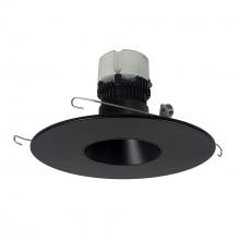 Nora NPR-56RNDC40XBB - 5"/6" Pearl LED Round Retrofit Reflector, 1200lm / 12W, 4000K, Black Reflector / Black