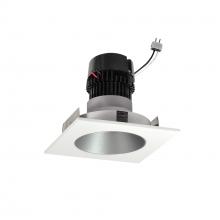 Nora NPRLV-4SNDC40XHW - 4" Pearl Low Voltage LED Square Retrofit Reflector with Round Aperture, 1150lm / 11W, 4000K,