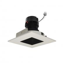 Nora NPRLV-4SNDSQ40XBW - 4" Pearl Low Voltage LED Square Retrofit Reflector with Square Aperture, 1100lm / 11W, 4000K,