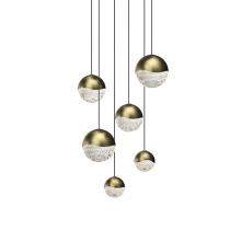 Sonneman 2915.14-AST - 6-Light Round Assorted LED Pendant