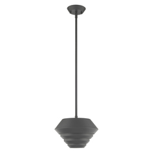 Livex Lighting 40401-76 - 1 Lt Scandinavian Gray Mini Pendant