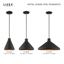 Livex Lighting 41178-04 - 1 Lt Black Mini Pendant