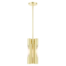 Livex Lighting 45913-12 - 3 Lt Satin Brass  Pendant Chandelier