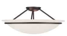 Livex Lighting 4825-04 - 3 Light Black Ceiling Mount