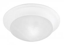 Livex Lighting 7301-03 - 1 Light White Ceiling Mount