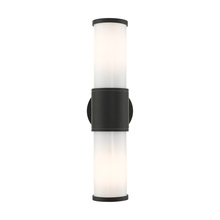 Livex Lighting 79322-14 - 2 Lt Textured Black Outdoor ADA Wall Lantern