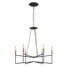 Varaluz 314C06HGCB - Bodie 6-Lt Chandelier - Havana Gold/Carbon