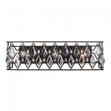 Varaluz 345B03CBHG - Windsor 3-Lt Crystal Bath - Carbon/Havana Gold