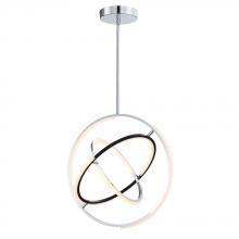 Artcraft AC6741PN - Trilogy Collection Integrated LED 24 in. Pendant, Polished Nickel