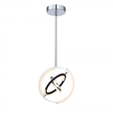 Artcraft AC6742PN - Trilogy Collection Integrated LED 13 in. Pendant, Polished Nickel