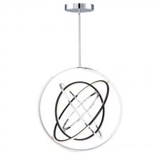 Artcraft AC6746PN - Trilogy Collection Integrated LED 32 in. Pendant, Polished Nickel