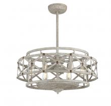 Savoy House 34-FD-123-155 - Colonade 6-Light Fan D'Lier in 
Provence with Gold Accents