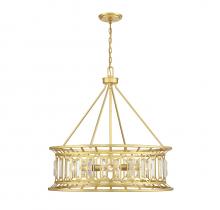 Savoy House 7-1947-8-260 - Daintree 8-Light Pendant in True Gold