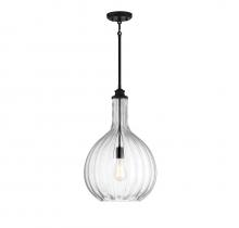 Savoy House 7-2255-1-89 - Brandon 1-Light Pendant in Matte Black