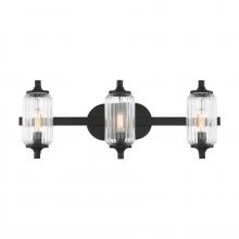 Savoy House 8-3024-3-BK - 24" 3-Light Holton Vanity - Matte Black