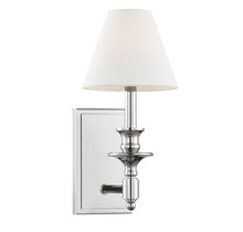 Savoy House 9-0700-1-109 - Washburn 1-Light Wall Sconce in Polished Nickel