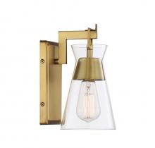 Savoy House 9-1830-1-322 - Lakewood 1-Light Wall Sconce in Warm Brass