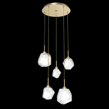 Hammerton CHB0039-05-GB-C-C01-L1 - Gem Round 5pc Multi-Pendant