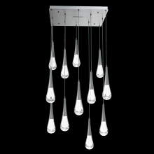 Hammerton CHB0078-12-GM-C-C01-L3 - Raindrop Square 12pc Multi-Pendant