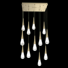 Hammerton CHB0078-12-HB-C-C01-L3 - Raindrop Square 12pc Multi-Pendant