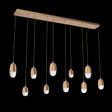 Hammerton PLB0079-09-NB-PC-C01-L3 - Pebble Linear 9pc Multi-Pendant