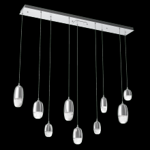 Hammerton PLB0079-09-CS-PC-C01-L1 - Pebble Linear 9pc Multi-Pendant
