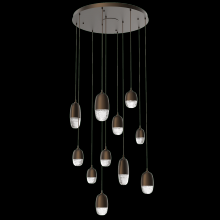 Hammerton CHB0079-11-FB-PC-C01-L1 - Pebble Round 11pc Multi-Pendant