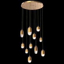 Hammerton CHB0079-11-NB-PC-C01-L1 - Pebble Round 11pc Multi-Pendant