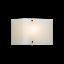 Hammerton CSB0044-0A-RB-IW-E2 - Textured Glass Round Cover Sconce