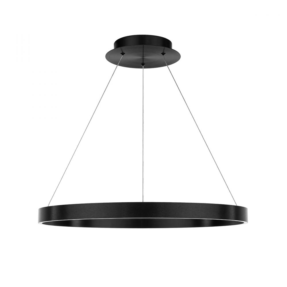 24" 3K-LED Sirius Pendant - Brushed Black