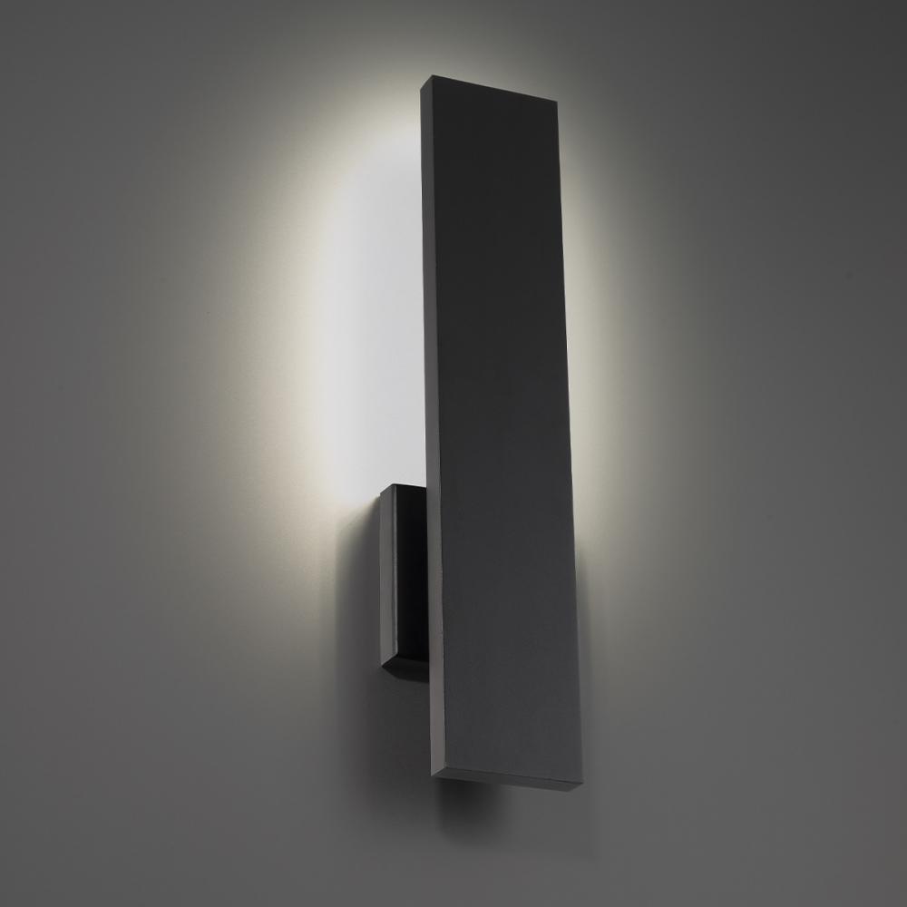 18" 3K-LED STAG Exterior Wall Sconce - Black
