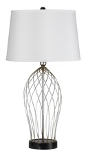 CAL Lighting BO-2272TB - 150W 3 way Lindsay metal table lamp