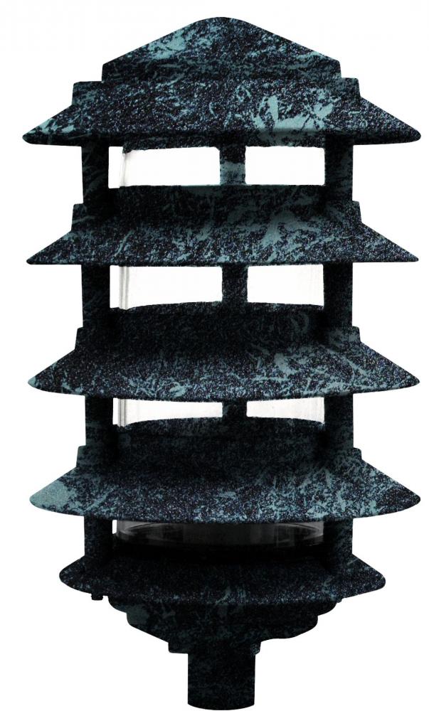 PAGODA FIX 5 TIER 6"TOP 3"BASE INCAND 120V